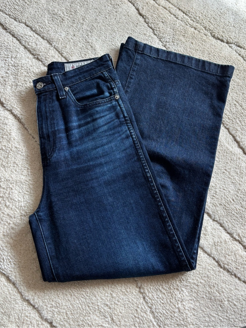 AG Denim Yvette High Rise Wide Leg Ankle
